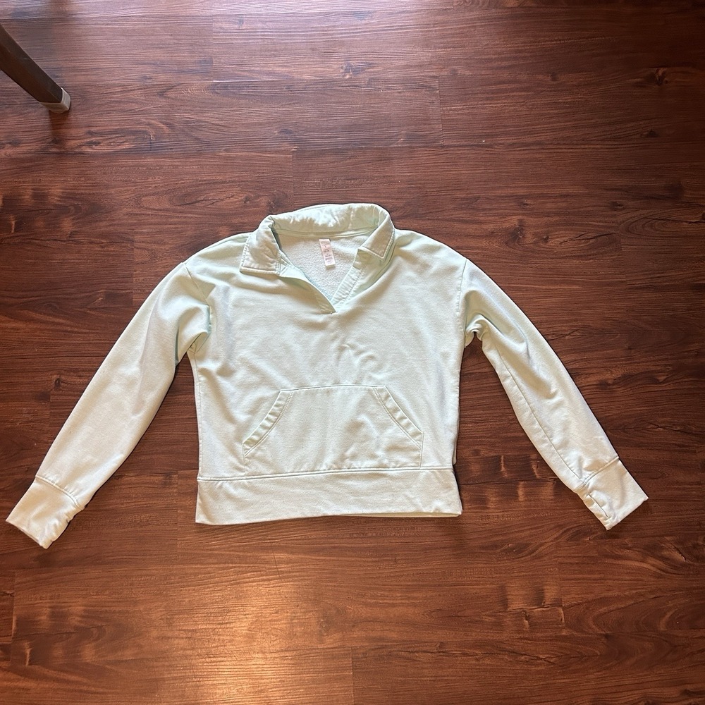 Balance Collection Women's Small Mint Green Blue Pullover Top